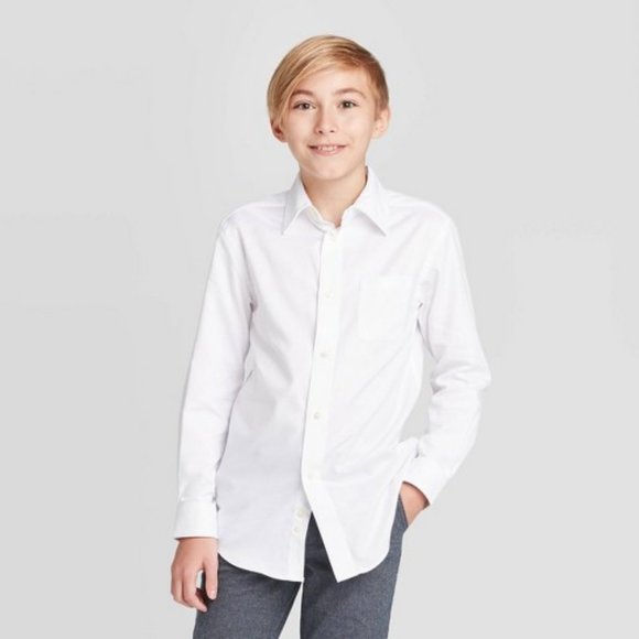 Cat & Jack White Button Down - Picture 1 of 5